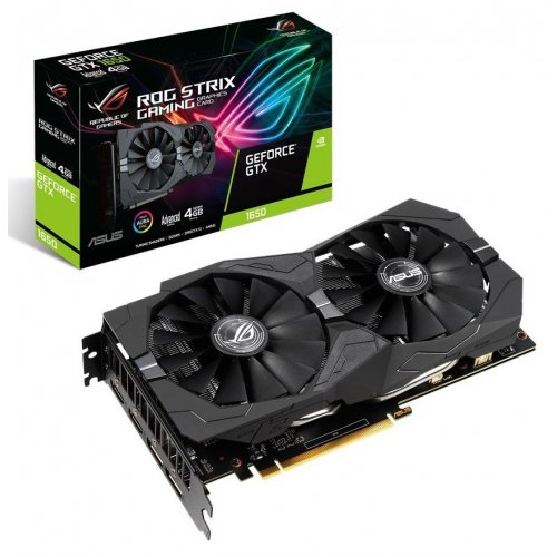 Відеокарта Asus ROG GeForce GTX 1650 STRIX Advanced edition 4096MB (ROG-STRIX-GTX1650-A4G-GAMING) (Відновлено продавцем, 867216) купити в Україні: Київ, Львів, Хмельницький, Тернопіль, Івано-Франківськ | Перевірка сумісності, низька ціна, відгуки, характеристики від TELEMART фото