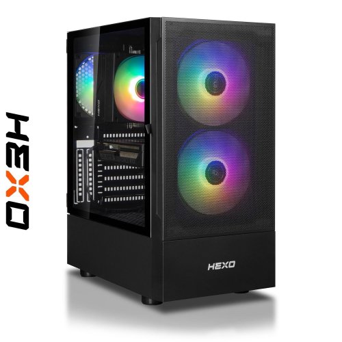 Компьютер HEXO Gaming Mainstream Pro (HGMP-8400FN5060-32S1TBK) Black купить в Украине: Киев, Днепр, Харьков, Одесса  | Низкая цена, отзывы, характеристики от TELEMART фото