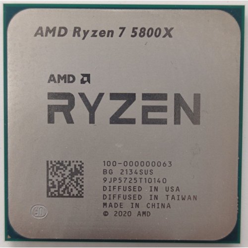 Процессор AMD Ryzen 7 5800X 3.8(4.7)GHz 32MB sAM4 Tray (100-000000063) (Восстановлено продавцом, 867355) купить в Украине: Киев, Днепр, Харьков, Одесса  | Проверка совместимости, низкая цена, отзывы, характеристики от TELEMART фото