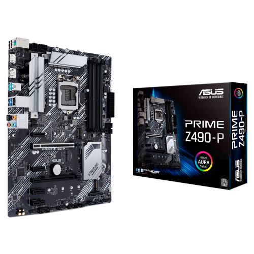 Материнская плата Asus PRIME Z490-P (s1200, Intel Z490) (Восстановлено продавцом, 867357) купить в Украине: Киев, Днепр, Харьков, Одесса  | Проверка совместимости, низкая цена, отзывы, характеристики от TELEMART фото