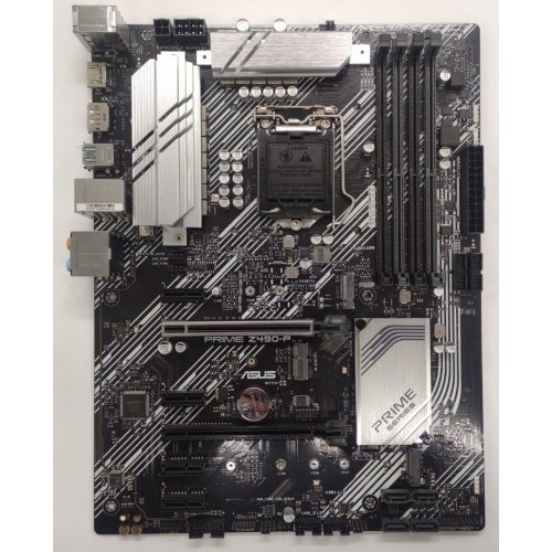 Материнская плата Asus PRIME Z490-P (s1200, Intel Z490) (Восстановлено продавцом, 867357) купить в Украине: Киев, Днепр, Харьков, Одесса  | Проверка совместимости, низкая цена, отзывы, характеристики от TELEMART фото