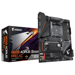 Материнская плата Gigabyte B550 AORUS PRO AC (sAM4, AMD B550) (Восстановлено продавцом, 867365)