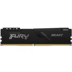 Озу Kingston DDR4 8GB 3200Mhz FURY Beast Black (KF432C16BB/8) (Восстановлено продавцом, 867512)