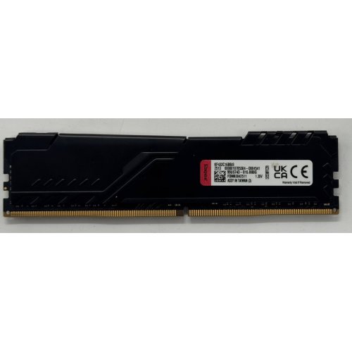 Озу Kingston DDR4 8GB 3200Mhz FURY Beast Black (KF432C16BB/8) (Восстановлено продавцом, 867512) купить в Украине: Киев, Днепр, Харьков, Одесса  | Проверка совместимости, низкая цена, отзывы, характеристики от TELEMART фото