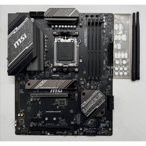 Материнська плата MSI B650 GAMING PLUS WIFI (sAM5, AMD B650) (Відновлено продавцем, 867520) купити в Україні: Київ, Львів, Хмельницький, Тернопіль, Івано-Франківськ | Перевірка сумісності, низька ціна, відгуки, характеристики від TELEMART фото