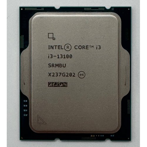 Процесор Intel Core i3-13100 3.4(4.5)GHz 12MB s1700 Tray (CM8071505092202) (Відновлено продавцем, 867544) купити в Україні: Київ, Львів, Хмельницький, Тернопіль, Івано-Франківськ | Перевірка сумісності, низька ціна, відгуки, характеристики від TELEMART фото