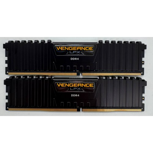 Озу Corsair DDR4 16GB (2x8GB) 4000Mhz Vengeance LPX Black (CMK16GX4M2Z4000C16) (Восстановлено продавцом, 867551) купить в Украине: Киев, Днепр, Харьков, Одесса  | Проверка совместимости, низкая цена, отзывы, характеристики от TELEMART фото