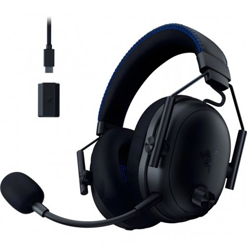 Навушники Razer BlackShark V3 Pro for Playstation (RZ04-05400500-R3G1) Black купити в Україні: Київ, Львів, Хмельницький, Тернопіль, Івано-Франківськ | Низька ціна, відгуки, характеристики від TELEMART фото