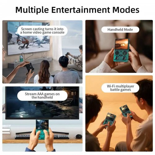 Уцінка портативна ігрова консоль Anbernic RG 35XXPRO 64GB Black (Розкрита упаковка, 867690) купити в Україні: Київ, Львів, Хмельницький, Тернопіль, Івано-Франківськ | Низька ціна, відгуки, характеристики від TELEMART фото