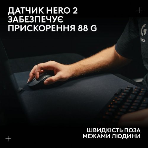 Уценка мышка Logitech G Pro X Superlight 2 Dex Lightspeed Wireless (910-007357) Black (Вскрытая упаковка, 867695) купить в Украине: Киев, Днепр, Харьков, Одесса  | Низкая цена, отзывы, характеристики от TELEMART фото