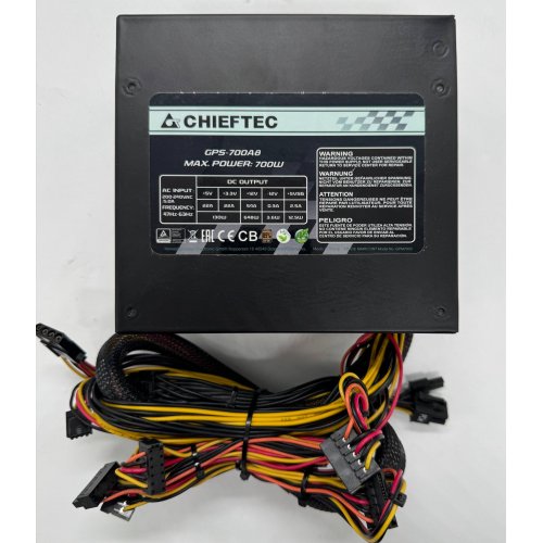 Блок питания CHIEFTEC Smart 700W (GPS-700A8) (Восстановлено продавцом, 867700) купить в Украине: Киев, Днепр, Харьков, Одесса  | Проверка совместимости, низкая цена, отзывы, характеристики от TELEMART фото