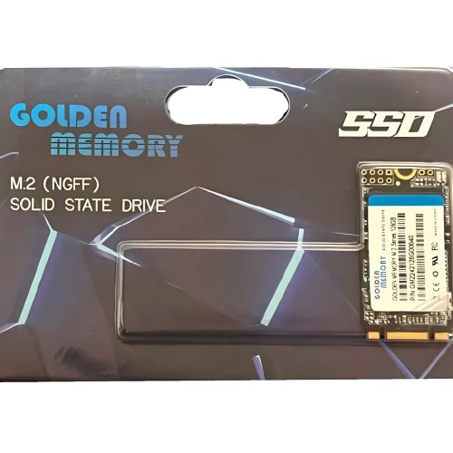 SSD-диск Golden Memory 128GB M.2 (2242 SATA) (GM2242128G) купити в Україні: Київ, Львів, Хмельницький, Тернопіль, Івано-Франківськ | Перевірка сумісності, низька ціна, відгуки, характеристики від TELEMART фото