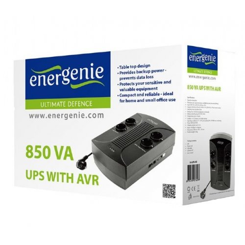 Уценка ибп EnerGenie Desktop 850VA (EG-UPS-002) (Вскрытая упаковка, 867709) купить в Украине: Киев, Днепр, Харьков, Одесса  | Низкая цена, отзывы, характеристики от TELEMART фото