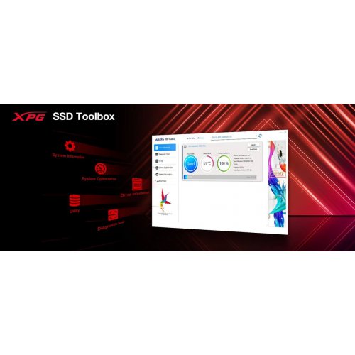 SSD-диск ADATA Gammix S55 3D NAND 1TB M.2 (2230 PCI-E) NVMe (SGAMMIXS55-1T-C) купить в Украине: Киев, Днепр, Харьков, Одесса  | Проверка совместимости, низкая цена, отзывы, характеристики от TELEMART фото