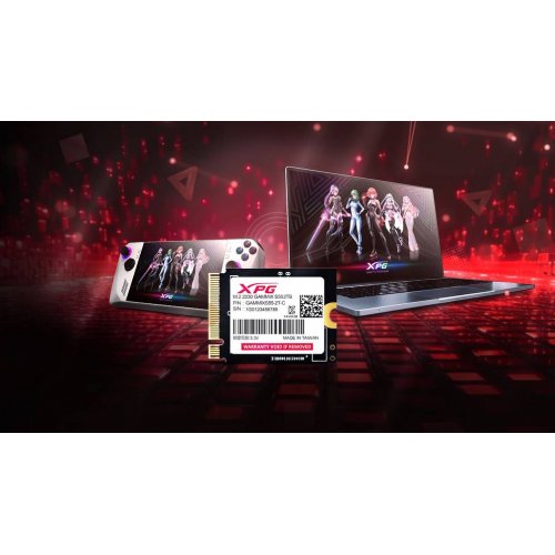 SSD-диск ADATA Gammix S55 3D NAND 1TB M.2 (2230 PCI-E) NVMe (SGAMMIXS55-1T-C) купить в Украине: Киев, Днепр, Харьков, Одесса  | Проверка совместимости, низкая цена, отзывы, характеристики от TELEMART фото