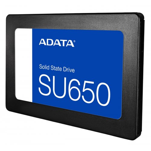 SSD-диск ADATA Ultimate SU650 3D NAND TLC 2TB 2.5" (ASU650SS-2TT-R) купить в Украине: Киев, Днепр, Харьков, Одесса  | Проверка совместимости, низкая цена, отзывы, характеристики от TELEMART фото