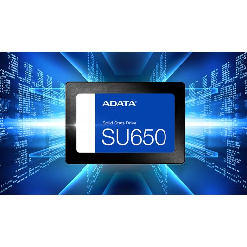 SSD-диск ADATA Ultimate SU650 3D NAND TLC 2TB 2.5" (ASU650SS-2TT-R) купить в Украине: Киев, Днепр, Харьков, Одесса  | Проверка совместимости, низкая цена, отзывы, характеристики от TELEMART фото