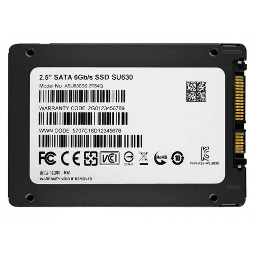 SSD-диск ADATA Ultimate SU630 3D QLC 1.92TB 2.5" (ASU630SS-1T92Q-R) купить в Украине: Киев, Днепр, Харьков, Одесса  | Проверка совместимости, низкая цена, отзывы, характеристики от TELEMART фото