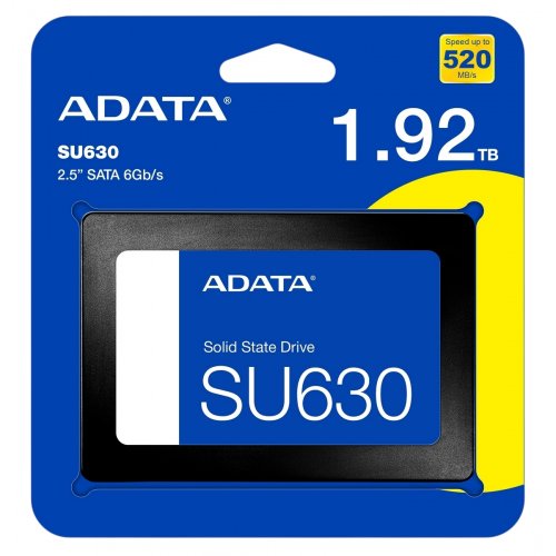 SSD-диск ADATA Ultimate SU630 3D QLC 1.92TB 2.5" (ASU630SS-1T92Q-R) купить в Украине: Киев, Днепр, Харьков, Одесса  | Проверка совместимости, низкая цена, отзывы, характеристики от TELEMART фото