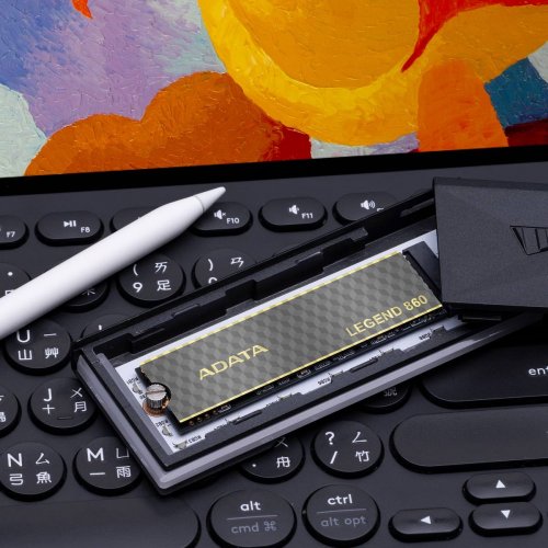 SSD-диск ADATA Legend 860 3D NAND 2TB M.2 (2280 PCI-E) (SLEG-860-2000GCS) купить в Украине: Киев, Днепр, Харьков, Одесса  | Проверка совместимости, низкая цена, отзывы, характеристики от TELEMART фото