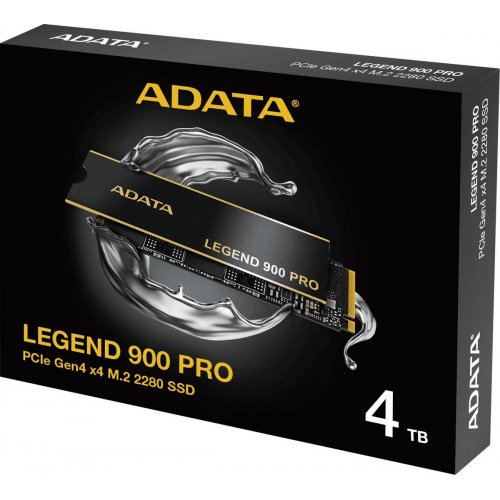 SSD-диск ADATA Legend 900 Pro 3D NAND 4TB M.2 (2280 PCI-E) (SLEG-900P-4TCS) купить в Украине: Киев, Днепр, Харьков, Одесса  | Проверка совместимости, низкая цена, отзывы, характеристики от TELEMART фото