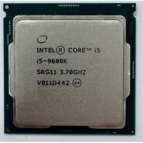 Процессор Intel Core i5-9600K 3.7(4.6)GHz 9MB s1151 Tray (CM8068403874404) (Восстановлено продавцом, 867723) купить в Украине: Киев, Днепр, Харьков, Одесса  | Проверка совместимости, низкая цена, отзывы, характеристики от TELEMART фото