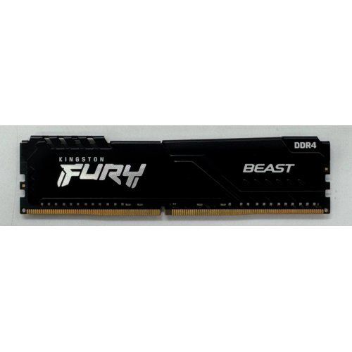 Озп Kingston DDR4 16GB 3200Mhz FURY Beast Black (KF432C16BB1/16) (Відновлено продавцем, 867726) купити в Україні: Київ, Львів, Хмельницький, Тернопіль, Івано-Франківськ | Перевірка сумісності, низька ціна, відгуки, характеристики від TELEMART фото