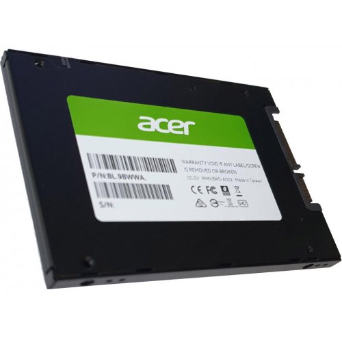 SSD-диск Acer RE100 3D NAND TLC 256GB 2.5'' (BL.9BWWA.107) купить в Украине: Киев, Днепр, Харьков, Одесса  | Проверка совместимости, низкая цена, отзывы, характеристики от TELEMART фото