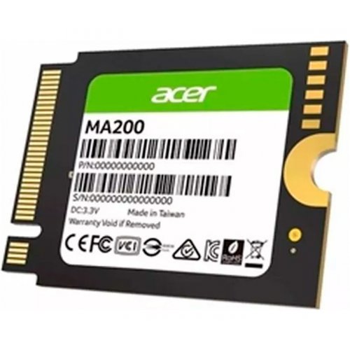 SSD-диск Acer MA200 3D NAND 1TB M.2 (2230 PCI-E) NVMe x4 (BL.9BWWA.154) купить в Украине: Киев, Днепр, Харьков, Одесса  | Проверка совместимости, низкая цена, отзывы, характеристики от TELEMART фото