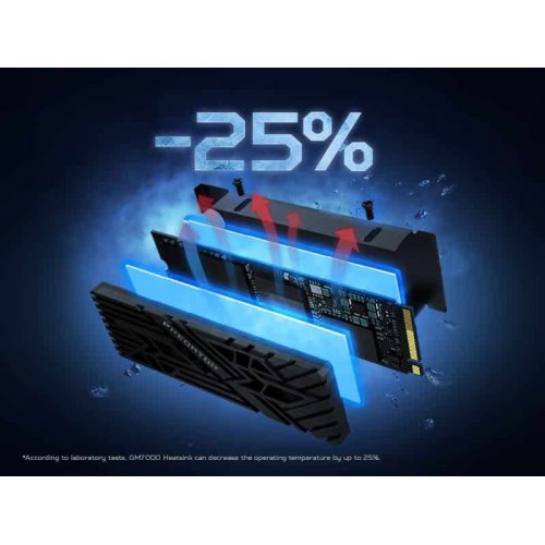 SSD-диск Acer Predator GM7000 3D NAND TLC 4TB with Heatsink M.2 (2280 PCI-E) NVMe x4 (BL.9BWWR.124) купити в Україні: Київ, Львів, Хмельницький, Тернопіль, Івано-Франківськ | Перевірка сумісності, низька ціна, відгуки, характеристики від TELEMART фото