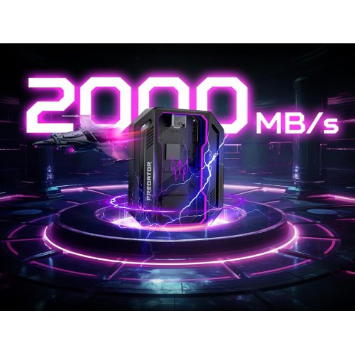 SSD-диск Acer Predator GP30 8TB USB 3.2 (BL.9BWWR.128) купить в Украине: Киев, Днепр, Харьков, Одесса  | Проверка совместимости, низкая цена, отзывы, характеристики от TELEMART фото