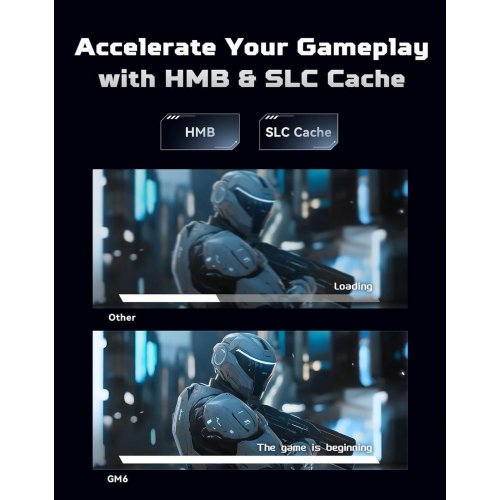 SSD-диск Acer Predator GM6 3D NAND TLC 4TB M.2 (2280 PCI-E) NVMe x4 (BL.9BWWR.135) купить в Украине: Киев, Днепр, Харьков, Одесса  | Проверка совместимости, низкая цена, отзывы, характеристики от TELEMART фото