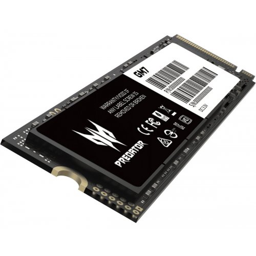 SSD-диск Acer Predator GM7 3D NAND TLC 4TB M.2 (2280 PCI-E) NVMe x4 (BL.9BWWR.120) купить в Украине: Киев, Днепр, Харьков, Одесса  | Проверка совместимости, низкая цена, отзывы, характеристики от TELEMART фото