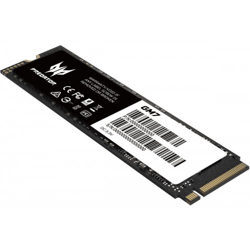 SSD-диск Acer Predator GM7 3D NAND TLC 4TB M.2 (2280 PCI-E) NVMe x4 (BL.9BWWR.120) купить в Украине: Киев, Днепр, Харьков, Одесса  | Проверка совместимости, низкая цена, отзывы, характеристики от TELEMART фото