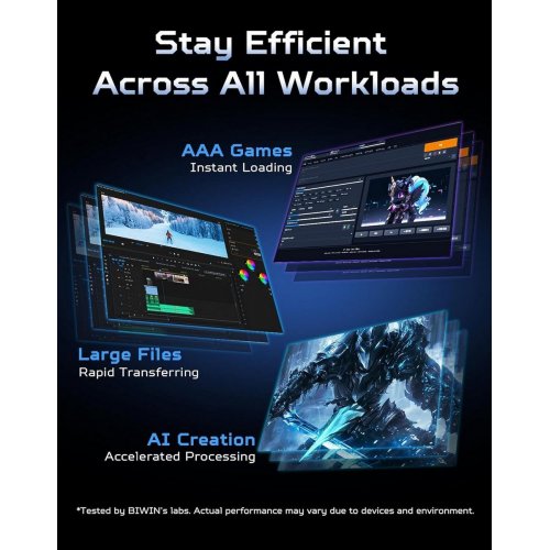 SSD-диск Acer Predator GM9 3D NAND TLC 4TB M.2 (2280 PCI-E) NVMe x4 (BL.9BWWR.138) купить в Украине: Киев, Днепр, Харьков, Одесса  | Проверка совместимости, низкая цена, отзывы, характеристики от TELEMART фото