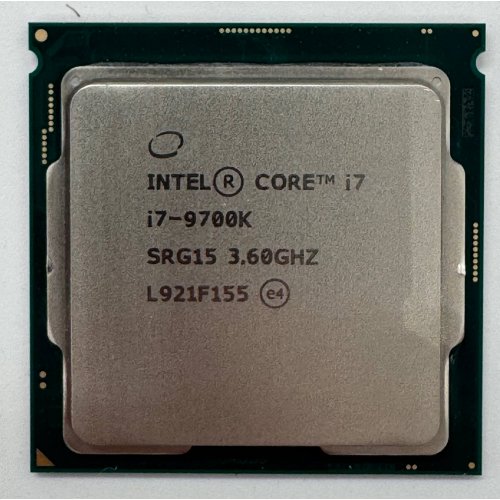 Процессор Intel Core i7-9700K 3.6(4.9)GHz 12MB s1151 Tray (CM8068403874212) (Восстановлено продавцом, 867792) купить в Украине: Киев, Днепр, Харьков, Одесса  | Проверка совместимости, низкая цена, отзывы, характеристики от TELEMART фото