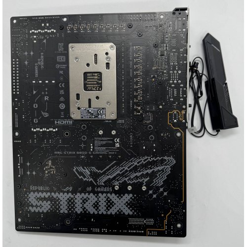 Материнська плата Asus ROG STRIX B850-E GAMING WIFI (sAM5, AMD B850) (Відновлено продавцем, 867798) купити в Україні: Київ, Львів, Хмельницький, Тернопіль, Івано-Франківськ | Перевірка сумісності, низька ціна, відгуки, характеристики від TELEMART фото