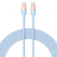 Кабель Baseus Discolor Series USB Type-C to USB Type-C 100W 1m (P10374902311-00) Blue