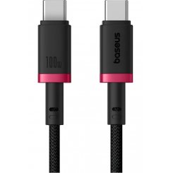 Кабель Baseus Dura Series USB Type-C to USB Type-C 100W 2m (P10377803U01-03) Black/Red