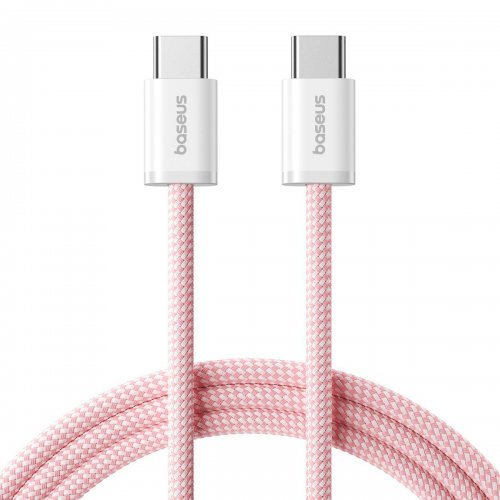 Кабель Baseus Dynamic 4 Series USB Type-C to USB Type-C 100W 1m (P10381400411-00) Pink купити в Україні: Київ, Львів, Хмельницький, Тернопіль, Івано-Франківськ | Низька ціна, відгуки, характеристики від TELEMART фото