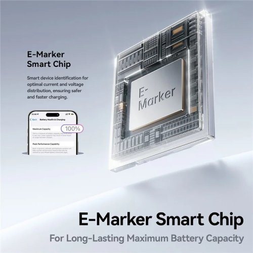 Кабель Baseus Dynamic 4 Series USB Type-C to USB Type-C 100W 1m (P10381400411-00) Pink купити в Україні: Київ, Львів, Хмельницький, Тернопіль, Івано-Франківськ | Низька ціна, відгуки, характеристики від TELEMART фото