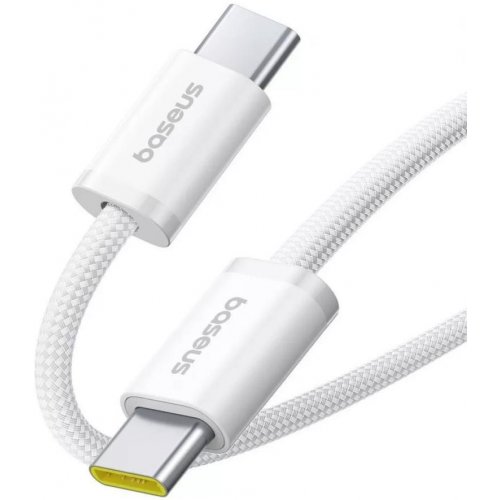 Кабель Baseus Dynamic 4 Series USB Type-C to USB Type-C 100W 1m (P10381400211-00) White купити в Україні: Київ, Львів, Хмельницький, Тернопіль, Івано-Франківськ | Низька ціна, відгуки, характеристики від TELEMART фото