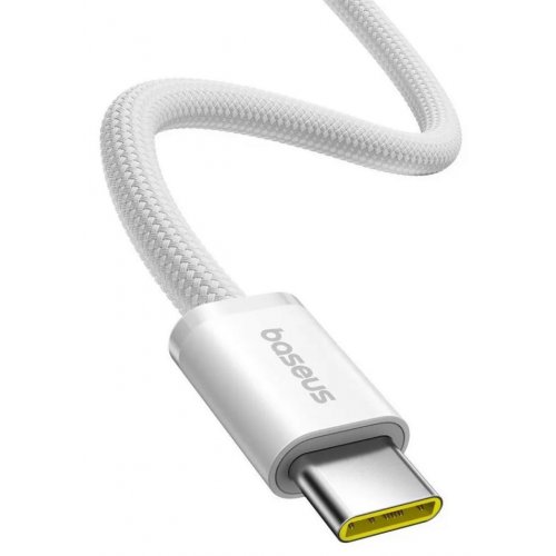 Кабель Baseus Dynamic 4 Series USB Type-C to USB Type-C 100W 1m (P10381400211-00) White купити в Україні: Київ, Львів, Хмельницький, Тернопіль, Івано-Франківськ | Низька ціна, відгуки, характеристики від TELEMART фото
