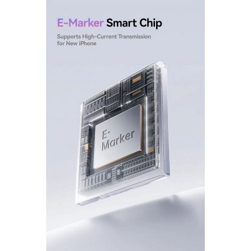 Кабель Baseus Dynamic 4 Series USB Type-C to USB Type-C 100W 2m (P10381400211-01) White купити в Україні: Київ, Львів, Хмельницький, Тернопіль, Івано-Франківськ | Низька ціна, відгуки, характеристики від TELEMART фото