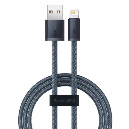 Кабель Baseus Dynamic Series USB to Lightning 2.4A 2m (CALD000516) Slate Gray купить в Украине: Киев, Днепр, Харьков, Одесса  | Низкая цена, отзывы, характеристики от TELEMART фото