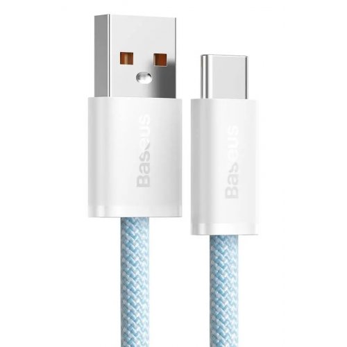Кабель Baseus Dynamic Series USB to USB Type-C 100W 1m (CALD000603) Blue купить в Украине: Киев, Днепр, Харьков, Одесса  | Низкая цена, отзывы, характеристики от TELEMART фото