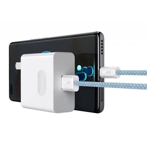 Кабель Baseus Dynamic Series USB to USB Type-C 100W 1m (CALD000603) Blue купить в Украине: Киев, Днепр, Харьков, Одесса  | Низкая цена, отзывы, характеристики от TELEMART фото