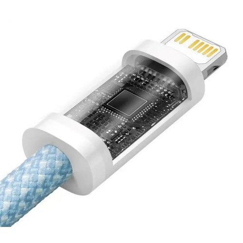 Кабель Baseus Dynamic Series USB Type-C to Lightning 20W 1m (CALD000003) Blue купить в Украине: Киев, Днепр, Харьков, Одесса  | Низкая цена, отзывы, характеристики от TELEMART фото