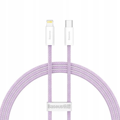 Кабель Baseus Dynamic Series USB Type-C to Lightning 20W 1m (CALD000005) Purple купить в Украине: Киев, Днепр, Харьков, Одесса  | Низкая цена, отзывы, характеристики от TELEMART фото
