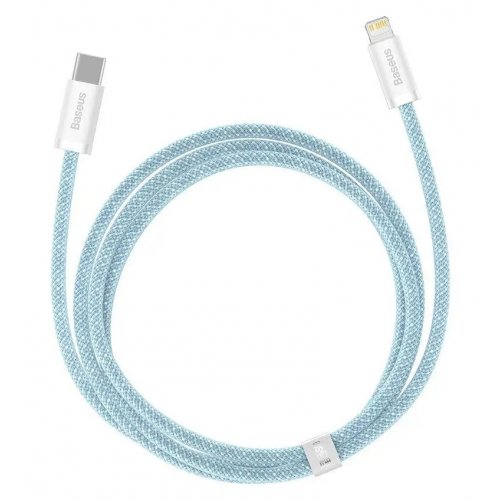 Кабель Baseus Dynamic Series USB Type-C to Lightning 20W 2m (CALD000103) Blue купить в Украине: Киев, Днепр, Харьков, Одесса  | Низкая цена, отзывы, характеристики от TELEMART фото